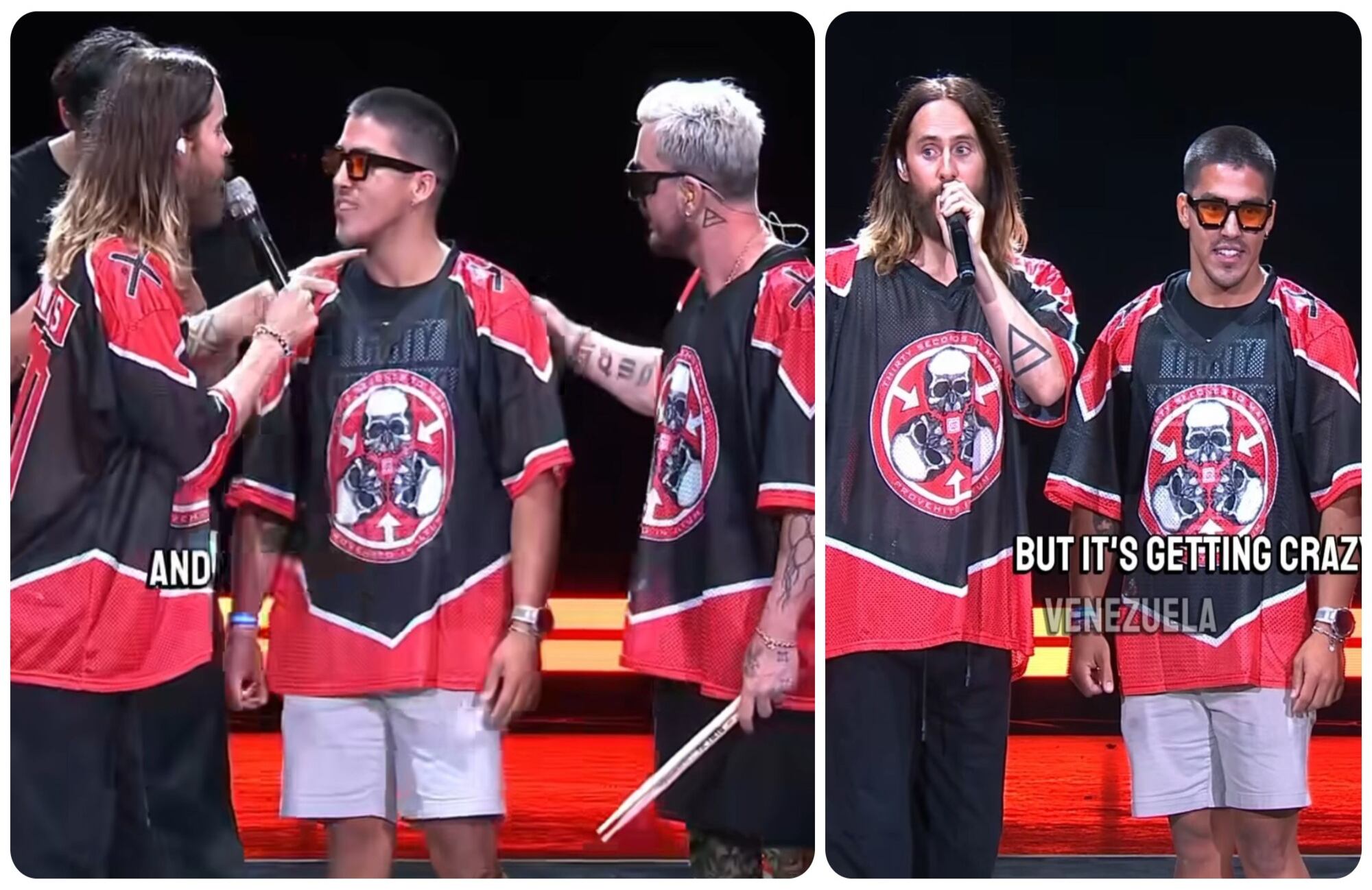 Leto se mostró solidario con la situación que se vive en Venezuela