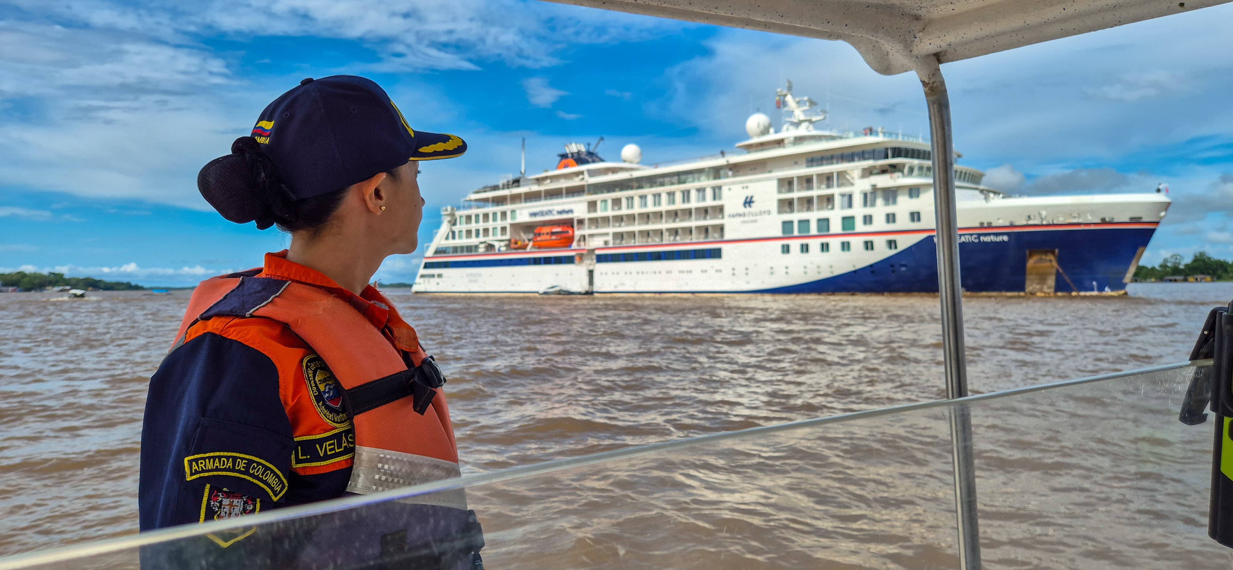 Leticia recibió un crucero europeo con cerca de 380 extranjeros.