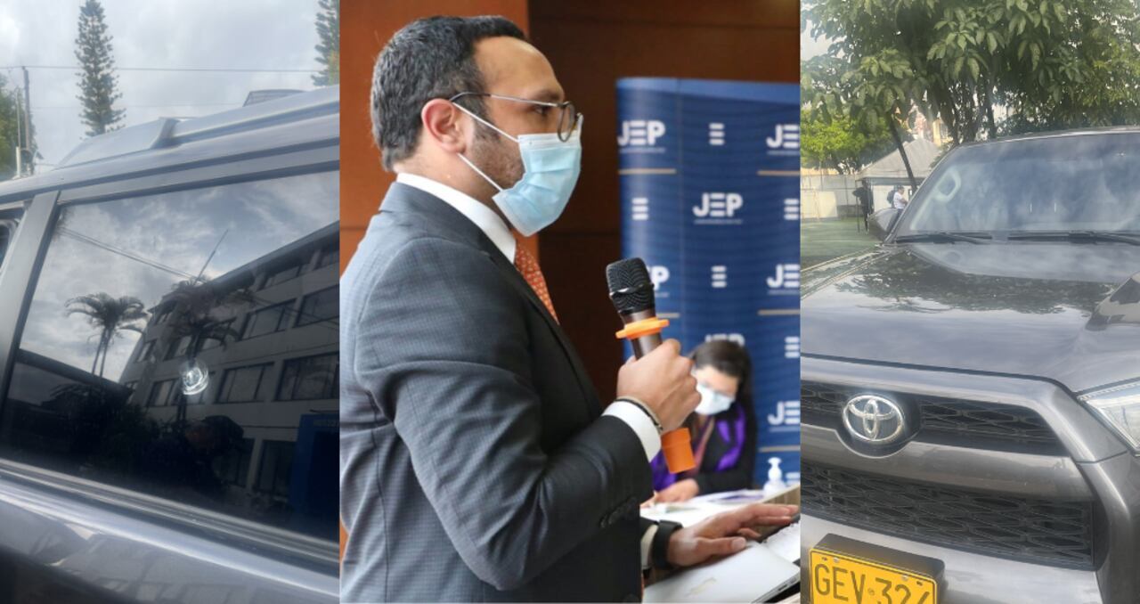 Vehículo de magistrado de la JEP es impactado con una bala en Medellín.