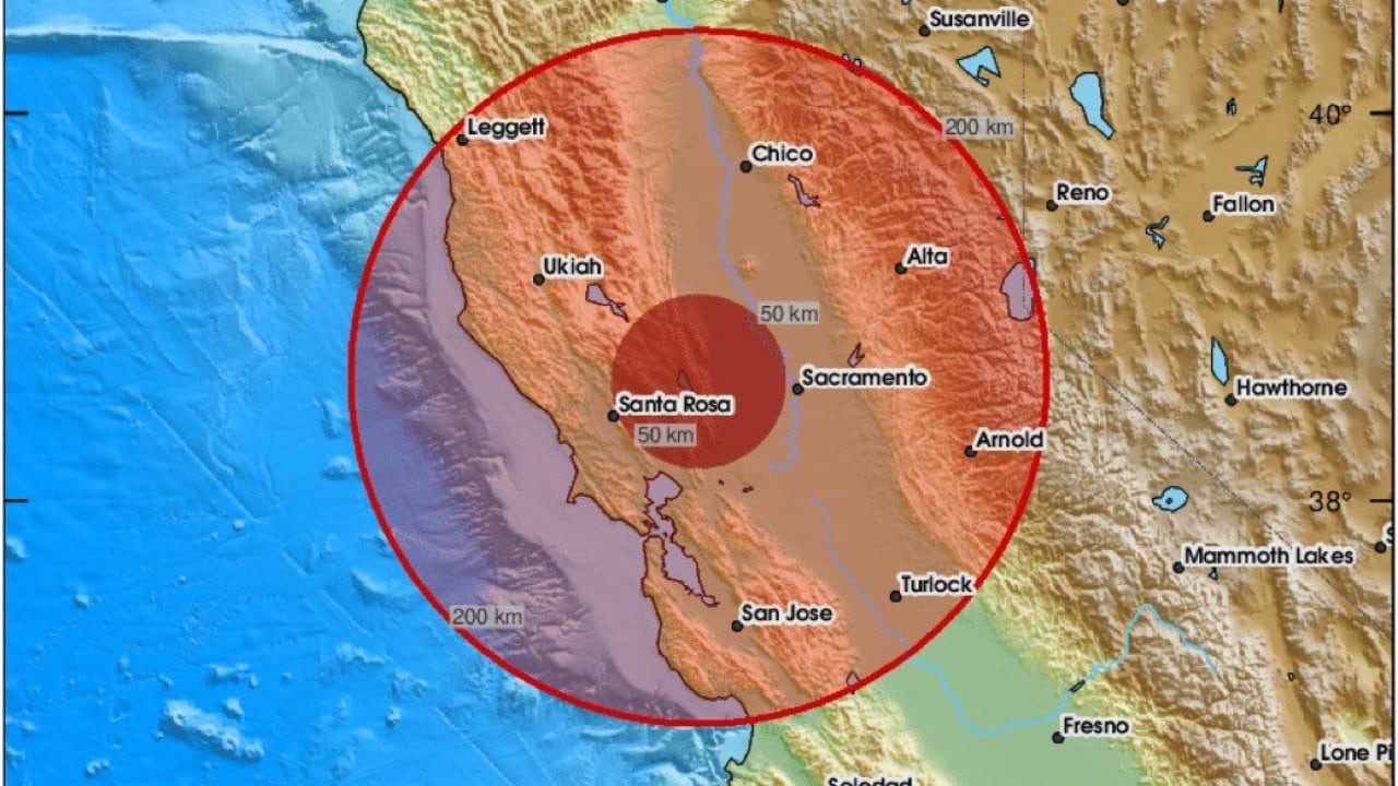 Temblor en California