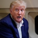 Un gran jurado de Manhattan votó para acusar Donald Trump por cargos relacionados con pagos realizados durante la campaña presidencial de 2016 para silenciar afirmaciones de un encuentro sexual extramatrimonial. (AP Photo/Evan Vucci)