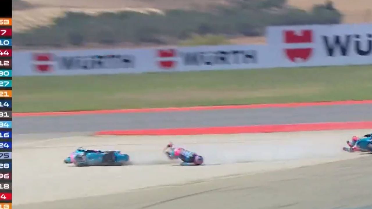 David Alonso se accidentó.