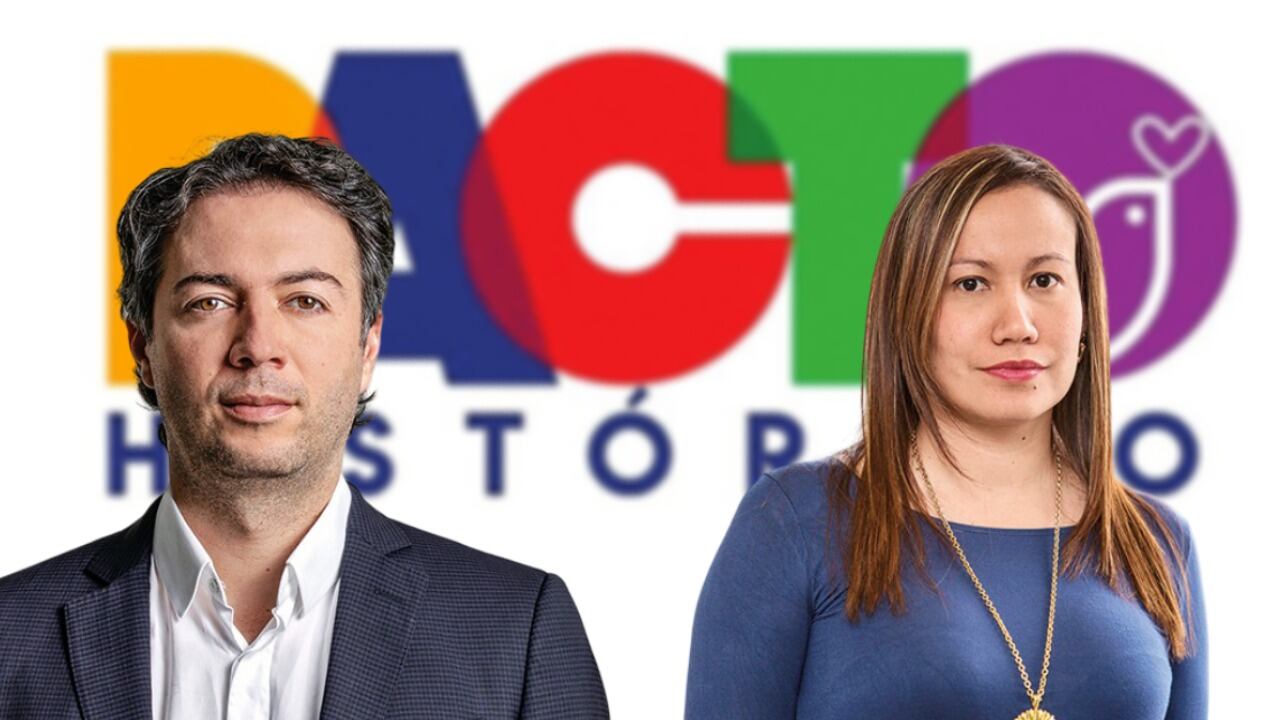 Daniel Quintero y Carolina Corcho son dos de los competidores del Pacto Histórico.