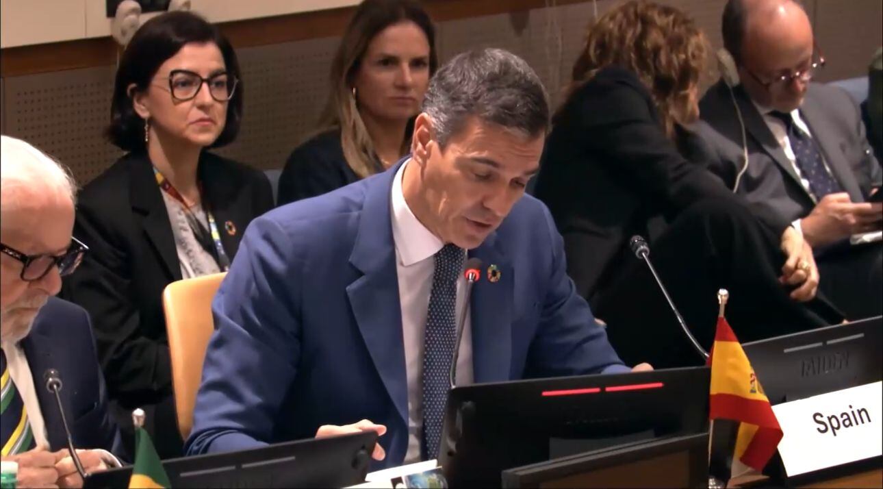 Pedro Sánchez participa de reunion en la ONU
