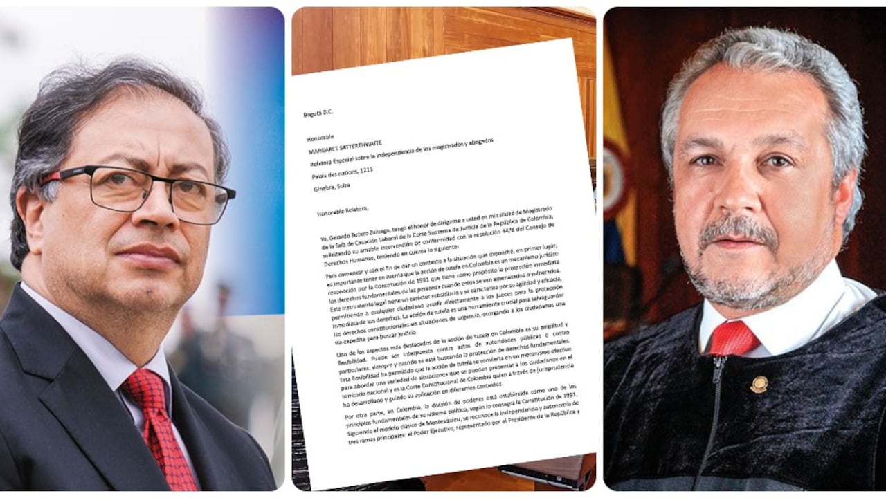 En una carta dirigida a la relatora especial sobre la independencia de los magistrados y abogados, de la Organización de las Naciones Unidas, Margaret Satterthwaite, Botero detalló las presiones de las que ha sido víctima no solo él, sino toda la Corte Suprema de Justicia, y solicitó una intervención.