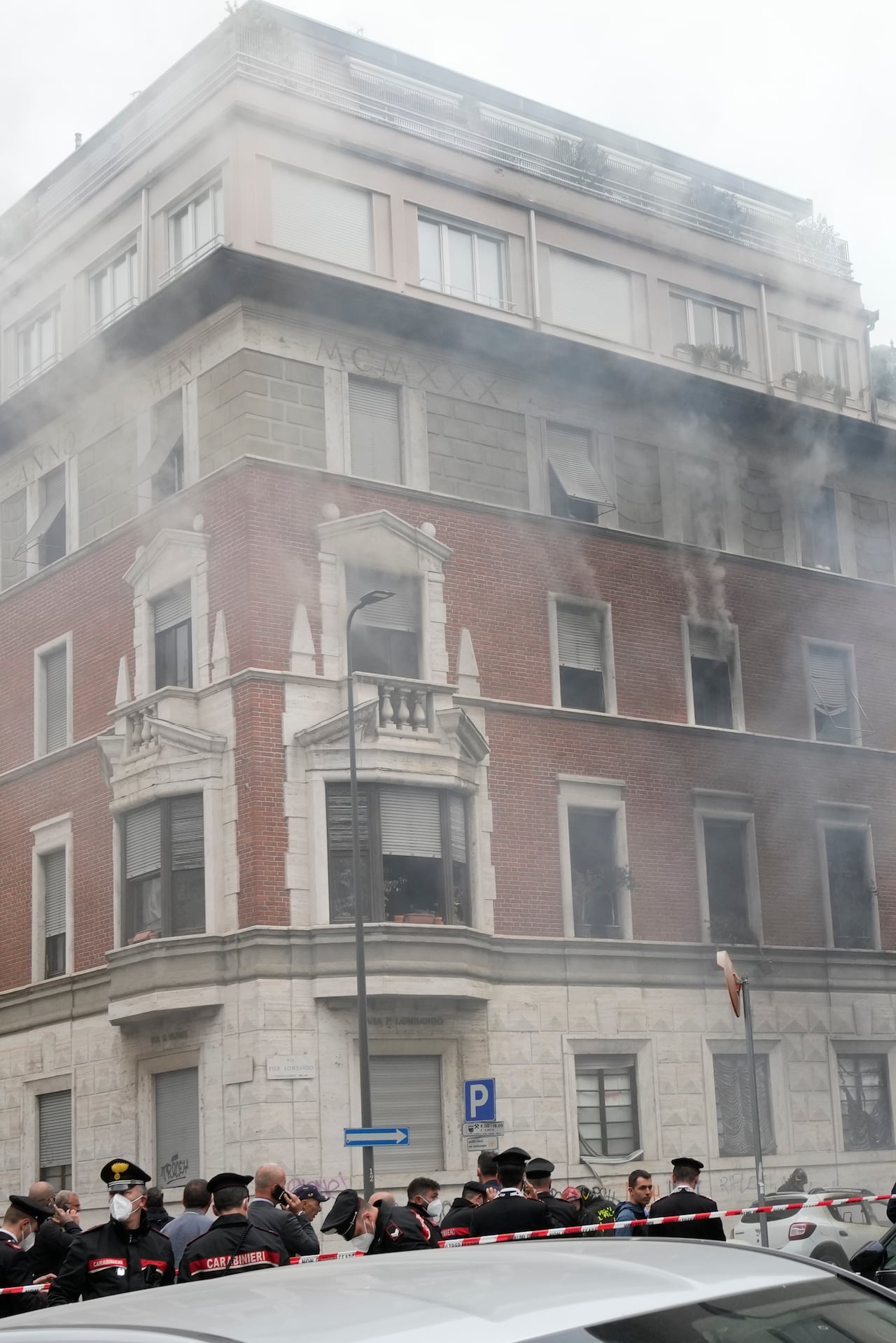Explosión en Milán