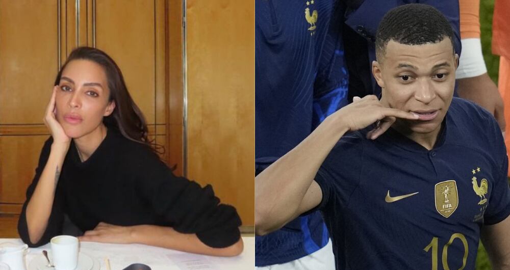 Inés Rau y Kylian Mbappé.