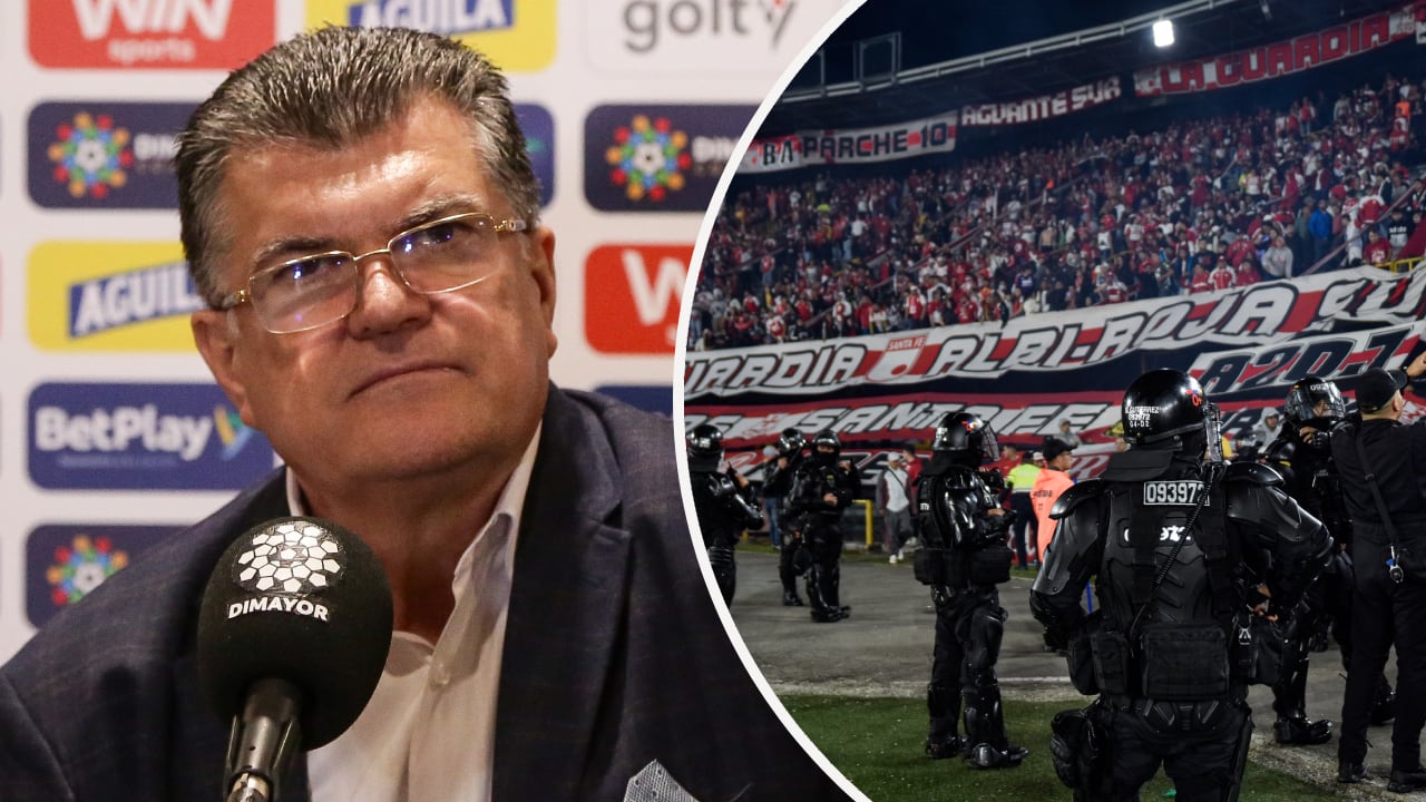 Carlos Mario Zuluaga, presidente de Dimayor, quiere quitar los trapos de los estadios en Colombia.