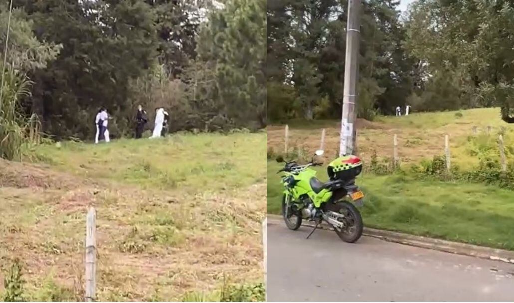 En este lugar, de la vereda Chaparral, en Guarne, encontraron el cadáver de Milanis Esther Almendrales Medina, conocida en Plato, Magdalena, como Patricia Teherán.
