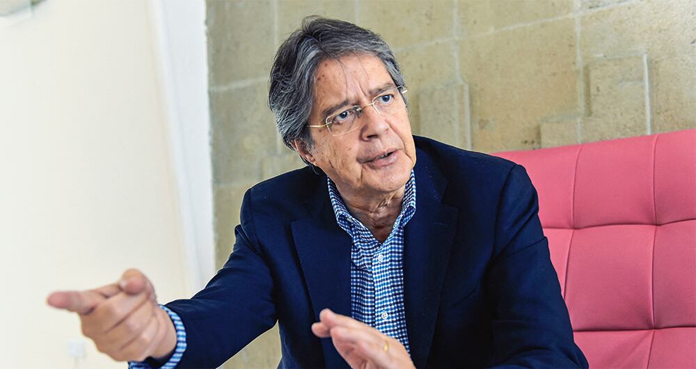 El presidente de Ecuador, Guillermo Lasso. Foto: AFP