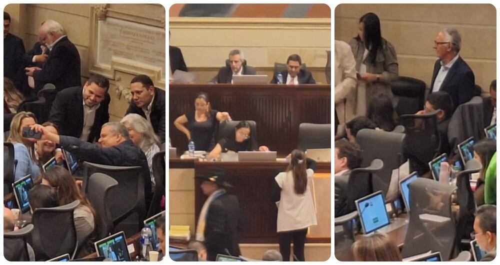 Los ministros de Gustavo Petro en el Congreso durante la reforma a la salud.