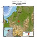 Este fue el primer temblor registrado en Colombia este 12 de octubre.