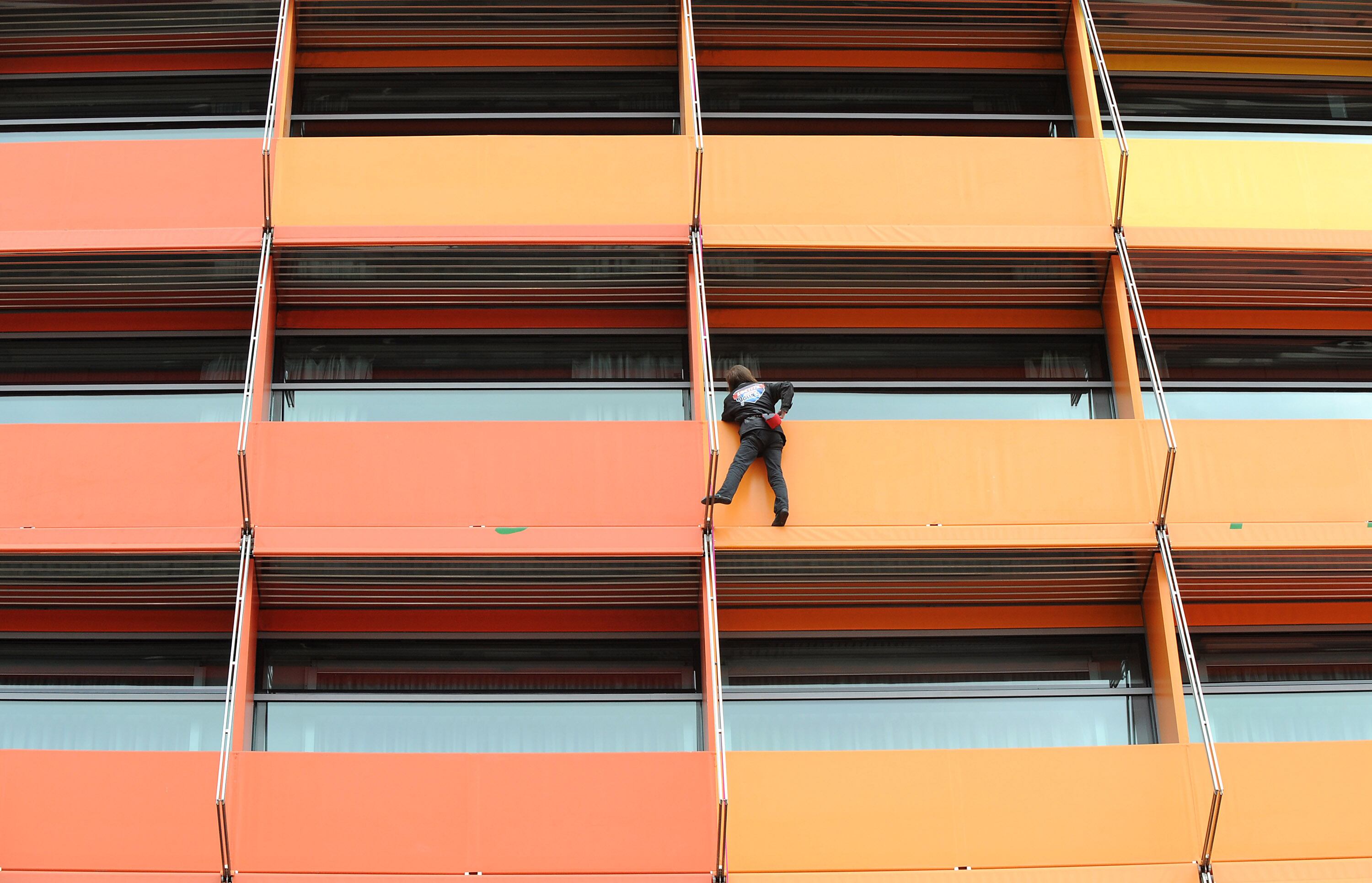 Alain Robert, el hombre araña francés