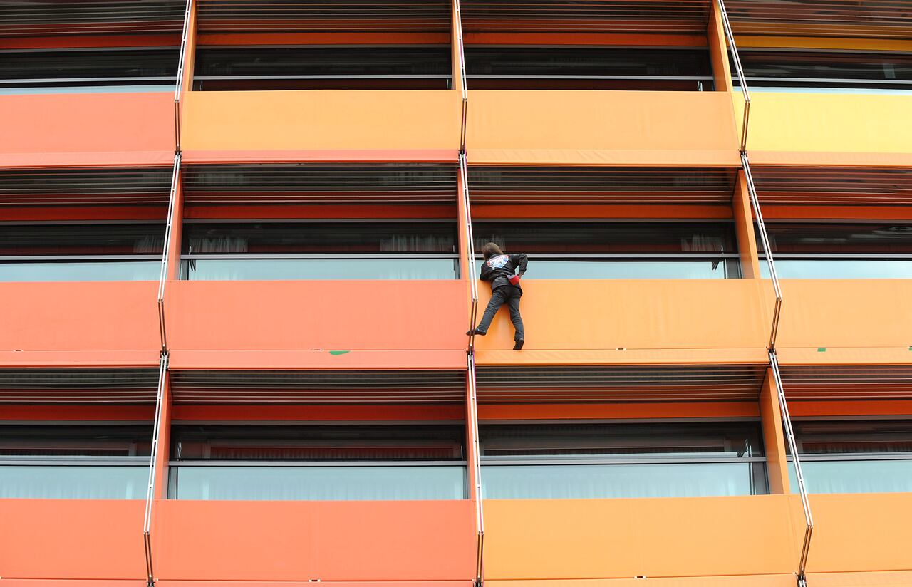 Alain Robert, el hombre araña francés