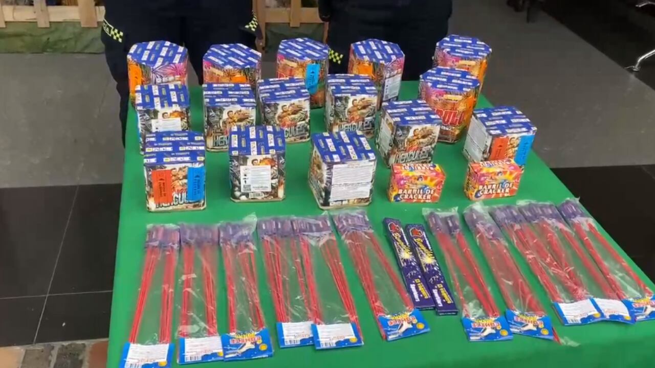 Día de Velitas en Bogotá: hubo 82 casos menos de intolerancia y se incautaron 52 kilos de pólvora, según balance de la Policía