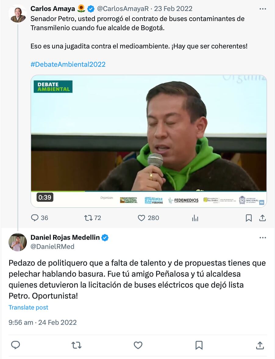 Trino de Daniel Rojas.