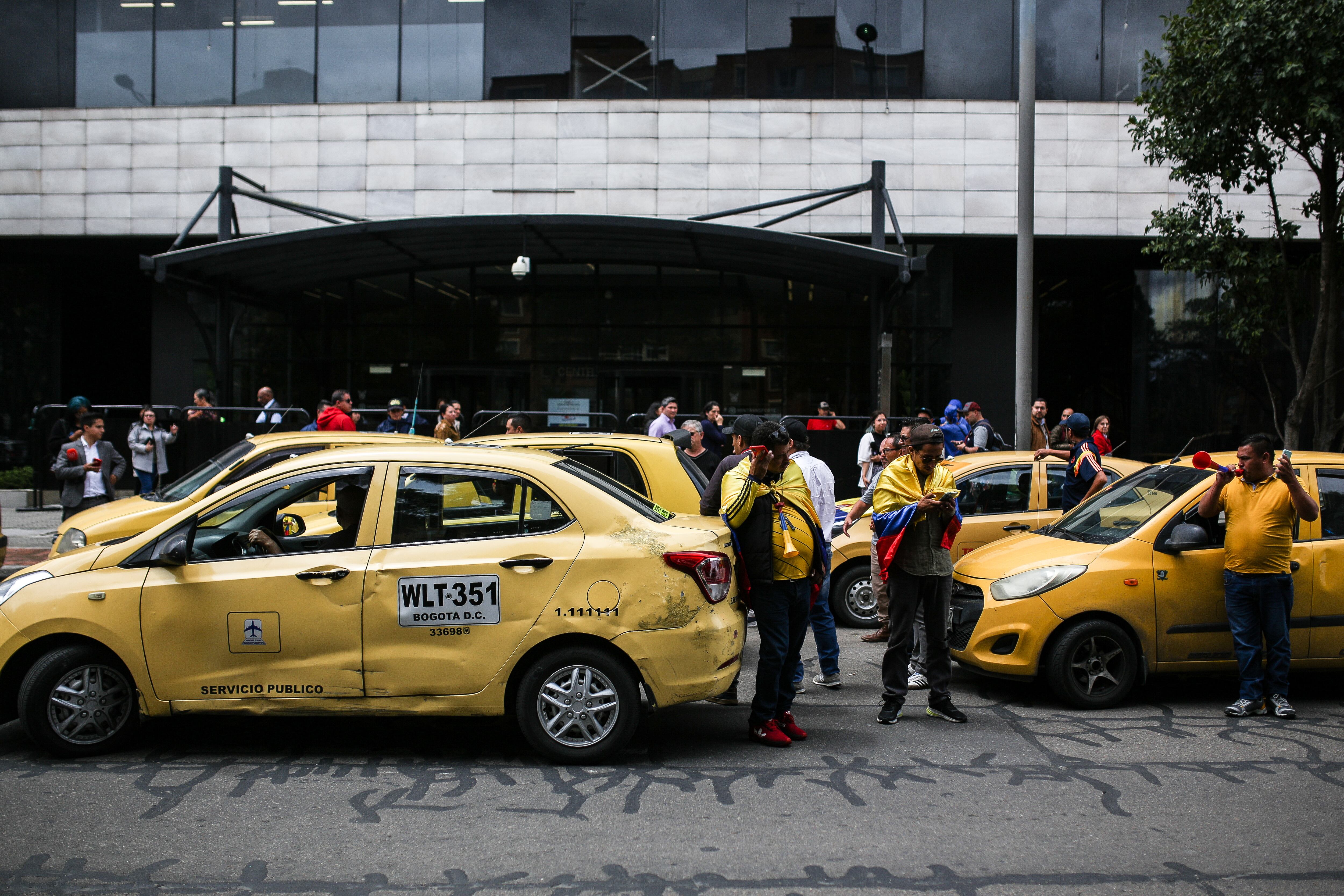 Paro de taxistas  en el centro de Bogotá
Mayo 14 de 2024