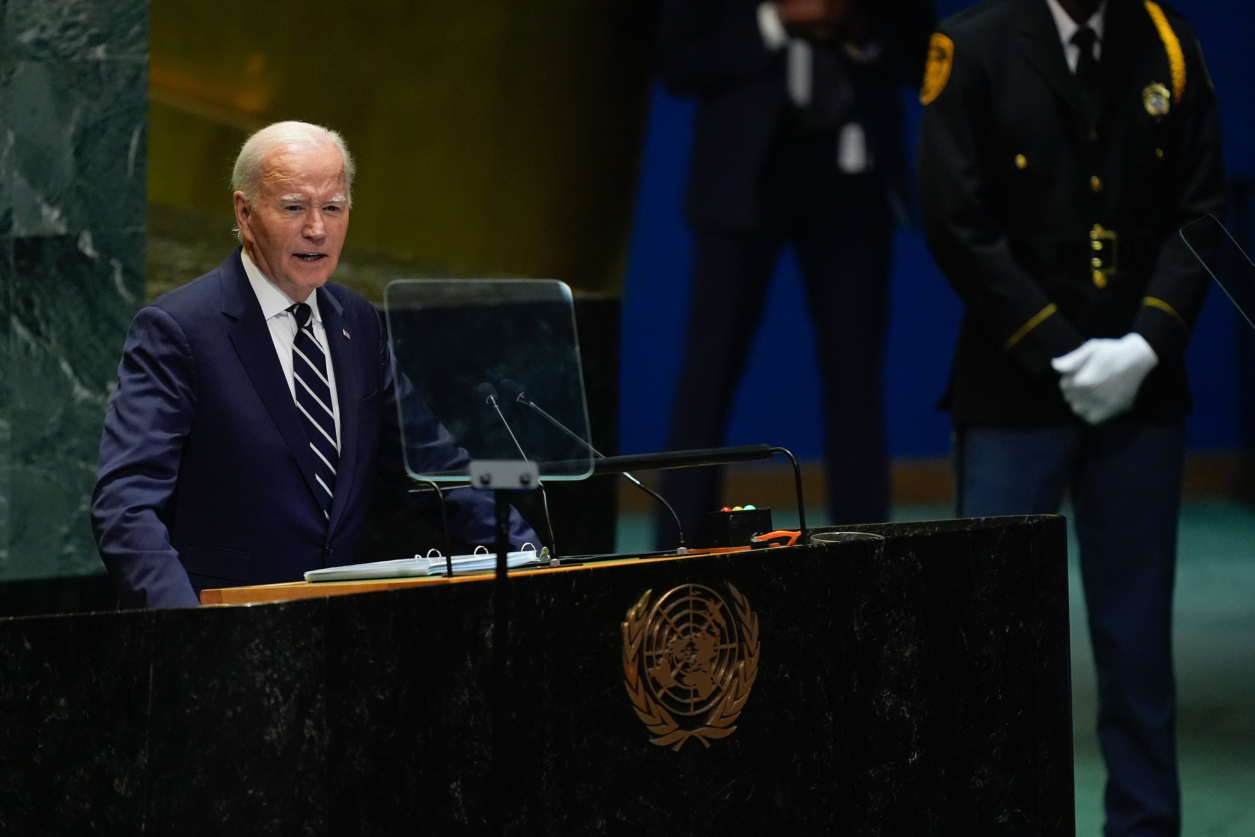 Joe Biden en la Asamblea de la ONU.