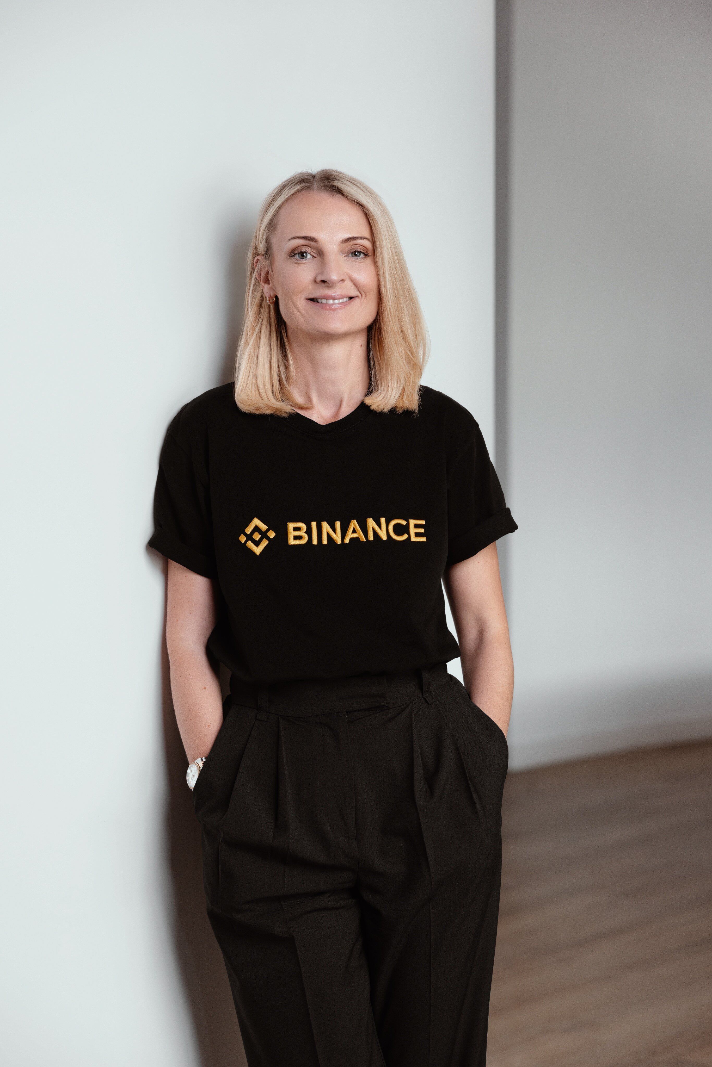 Rachel Conlan, directora de marketing de Binance.