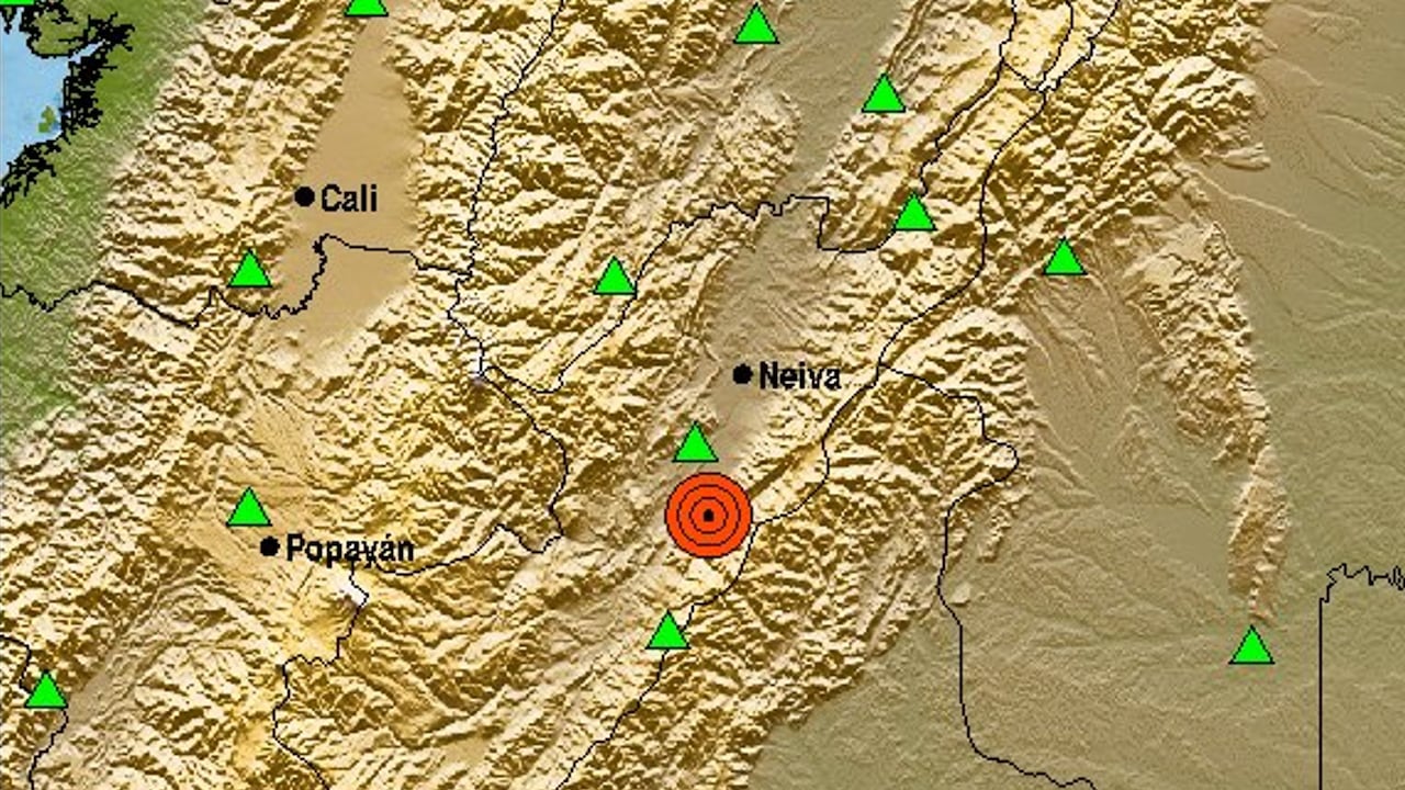 El epicentro fue en Campoalegre.