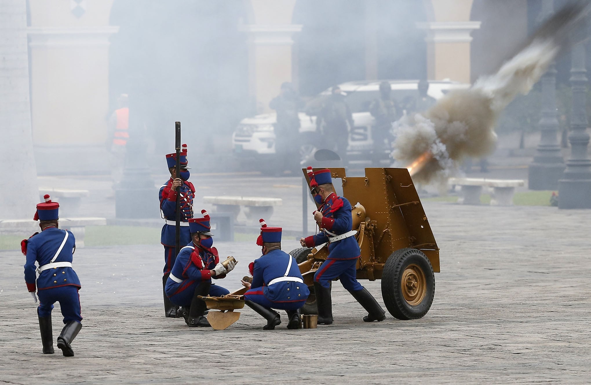 Toma de posesión de Pedro Castillo como presidente de Perú.