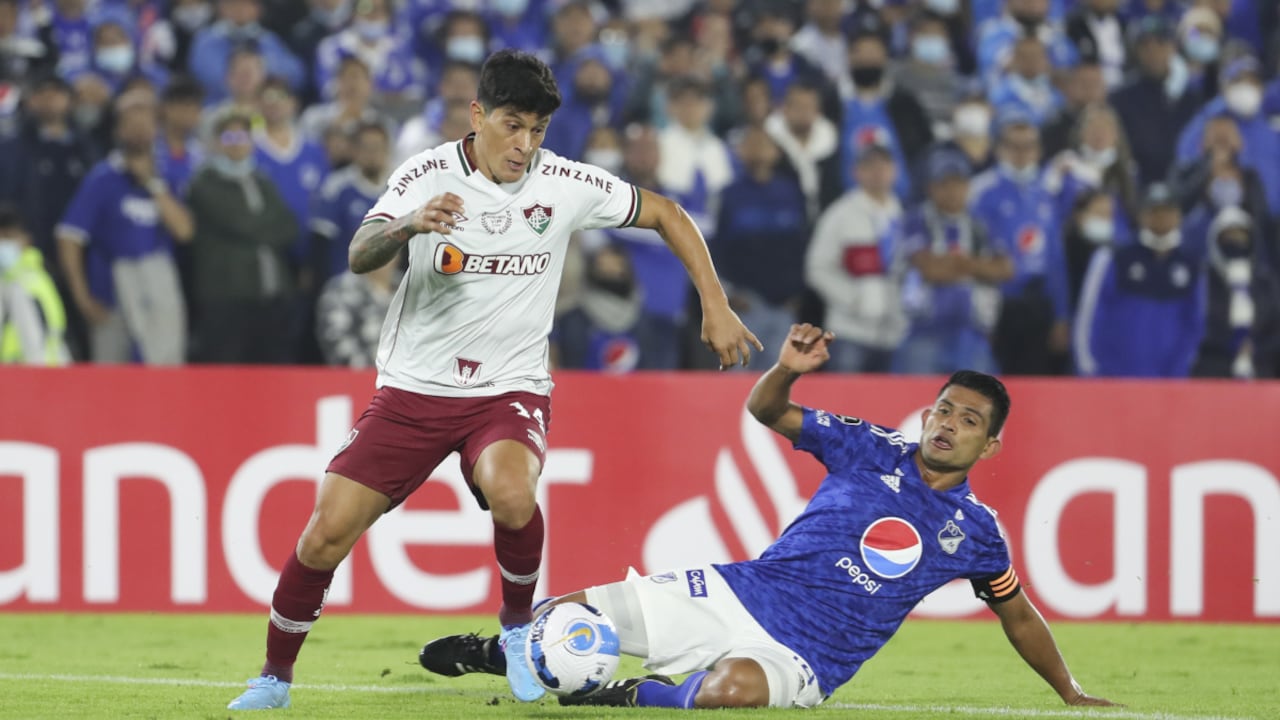 Bogotá, COLOMBIA - 22/02/2022 - CONMEBOL Libertadores 2022 - Millonários ( COL) vs Fluminense (BRA) -Estádio El Campin - Photo : Staff images/ CONMEBOL