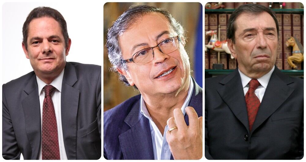Germán Vargas Lleras, Gustavo Petro y Fuad Char.