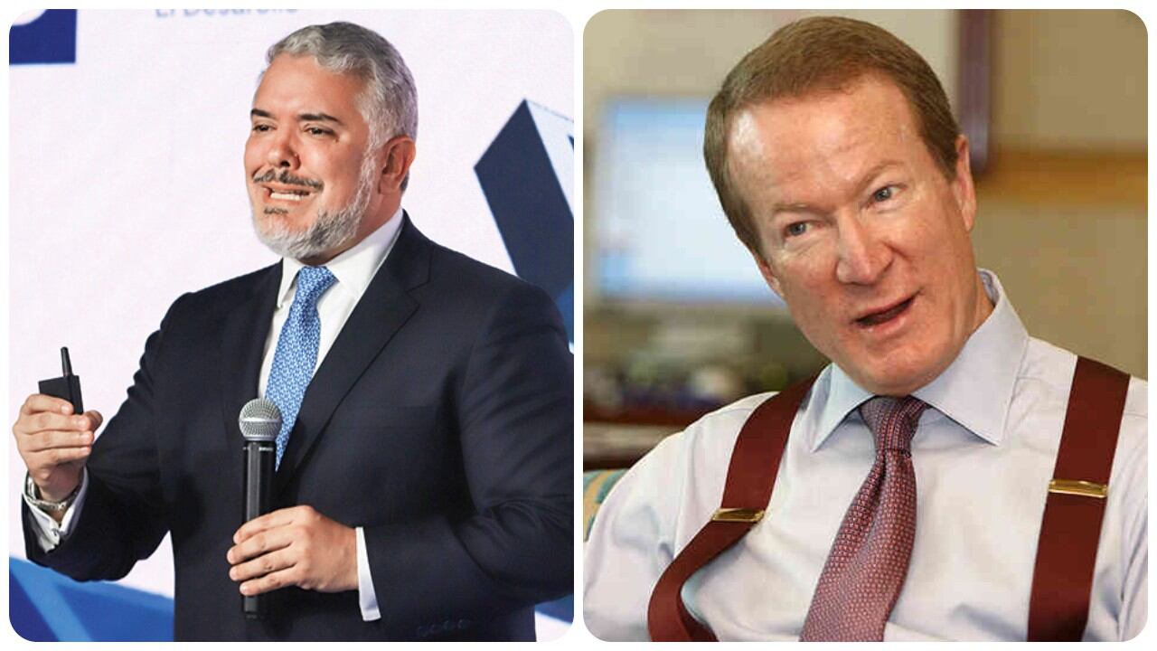 Iván Duque y William Brownfield.