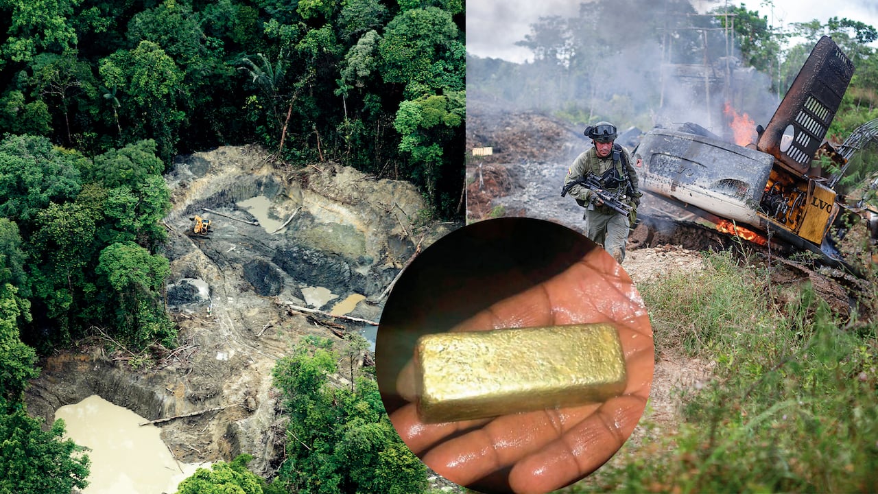 Varios grupos ilegales han usado la extracción del oro como su fuente de ingresos principal.