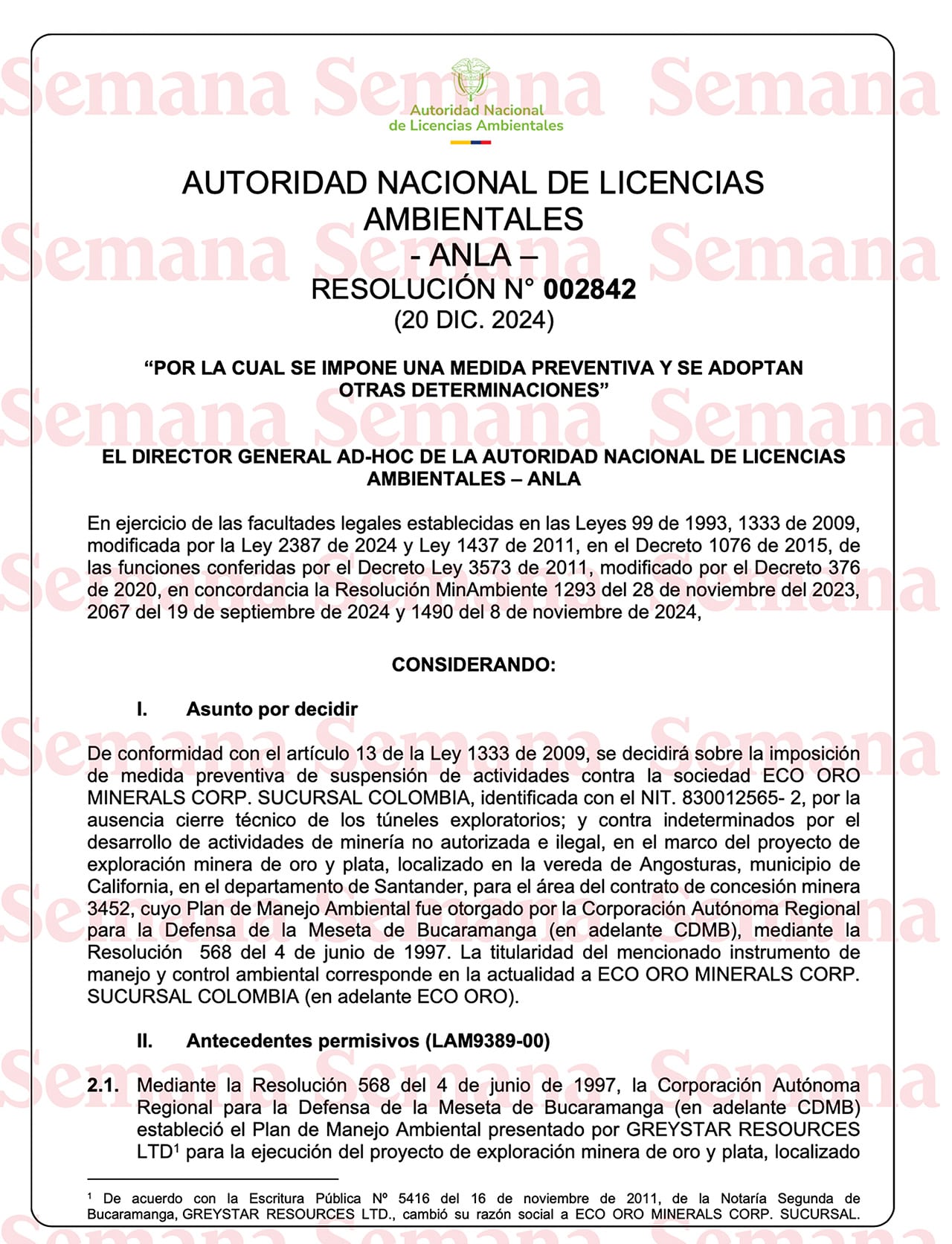 Documentos y fotografías revelan el deterioro que sufrió Santurbán durante el gobierno de Gustavo Petro.