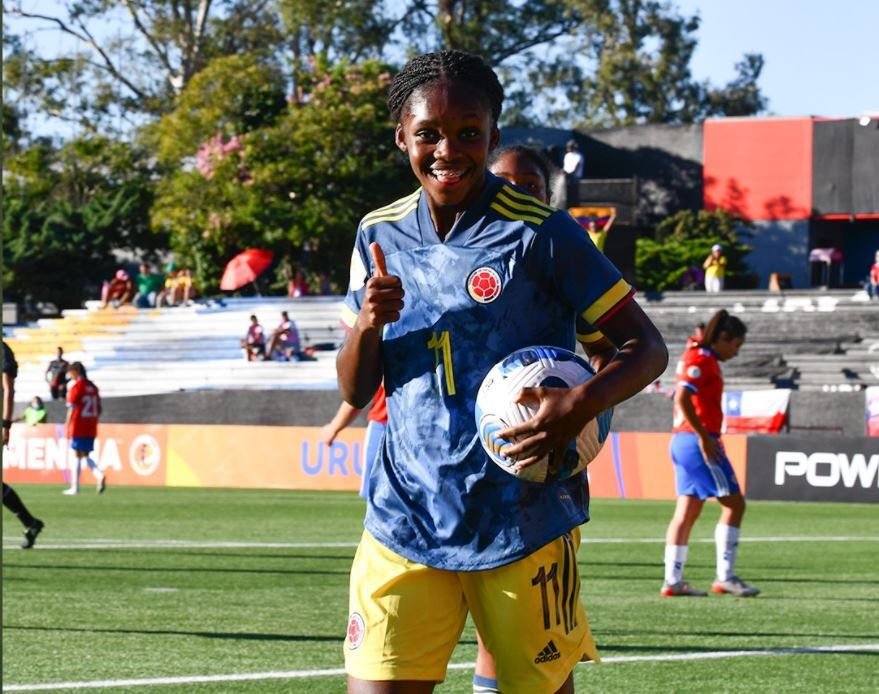 Linda Caicedo, figura de la Selección Colombia femenina Sub 17.