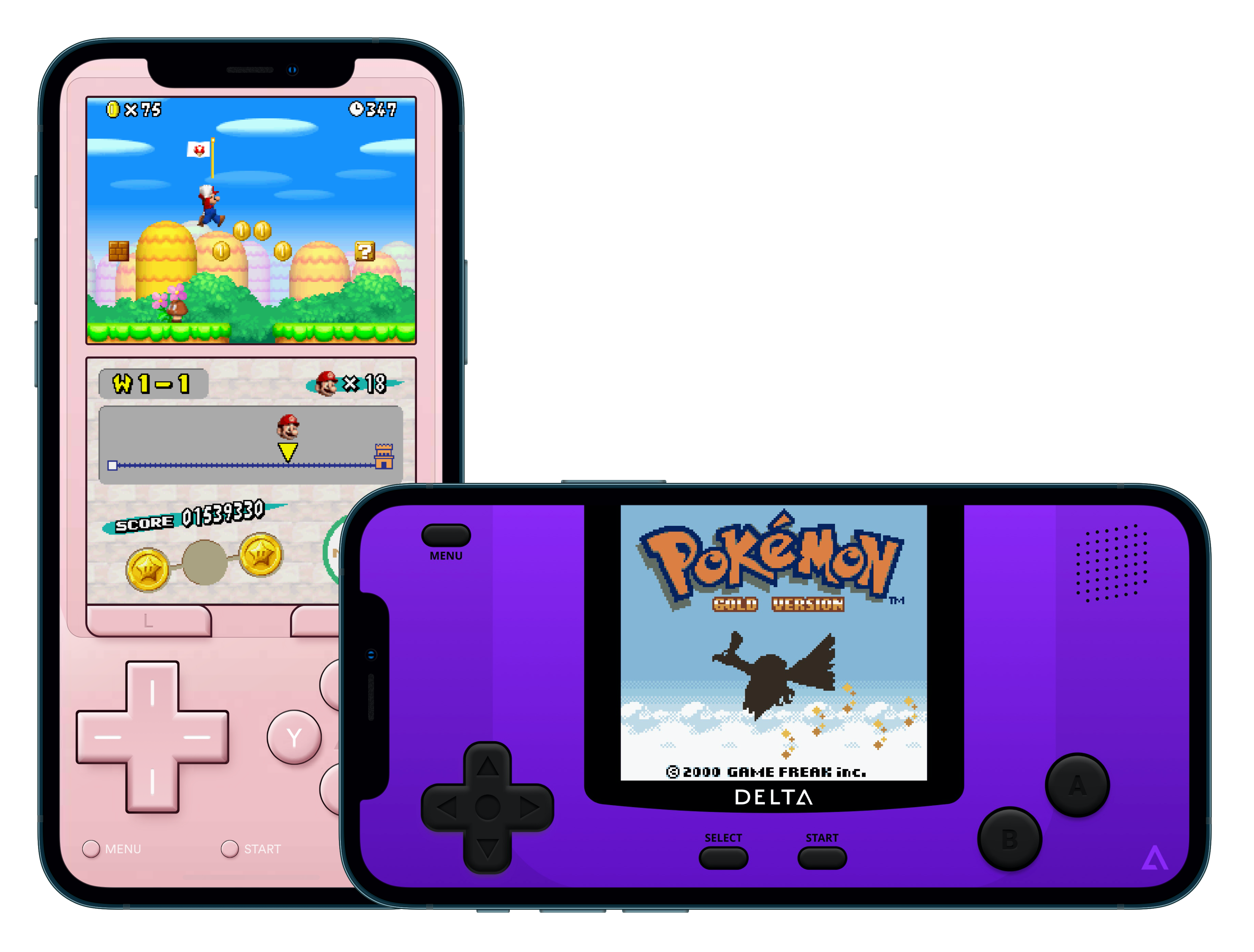 Emulador Delta videojuegos antiguos en un iPhone