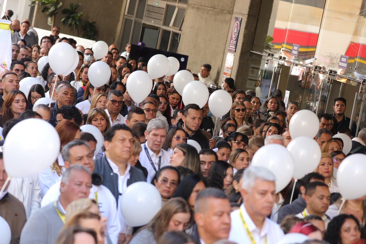 Conmemoración de la toma el palacio de justicia