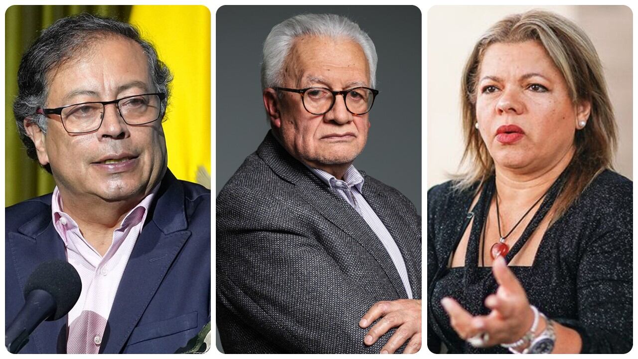 Gustavo Petro, Everth Bustamante y Mary Luz Herrán.