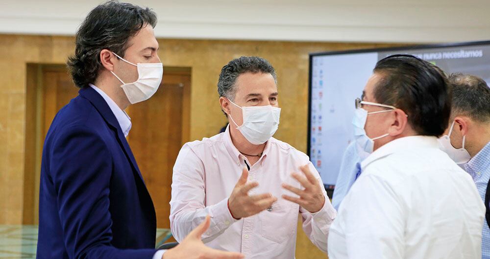 Daniel Quintero y Aníbal Gaviria.  