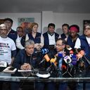 Gustavo Petro rueda de prensa Fecode