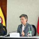 El ministro de Defensa, Iván Velásquez, y la alcaldesa Claudia López, lideraron un consejo de seguridad en Bogotá.