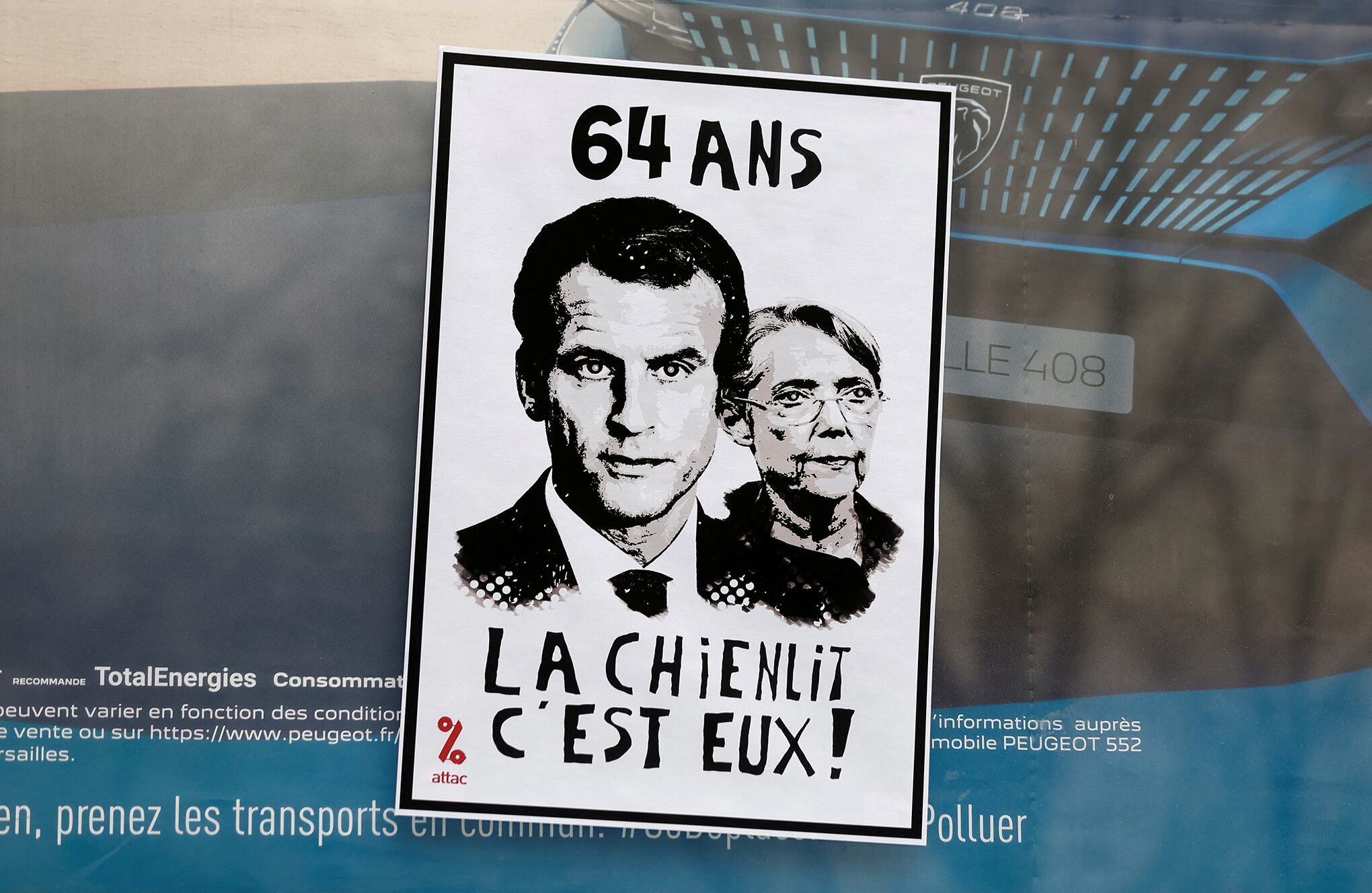 En imágenes : Enfrentamiento entre policía y manifestantes en Francia.