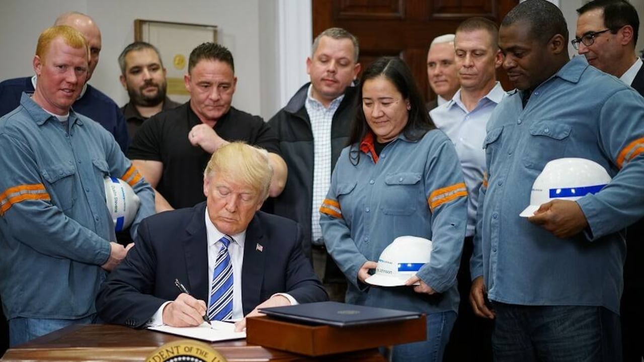 La guerra comenzó en mayo del año pasado, cuando Donal Trump firmó los aranceles al acero.