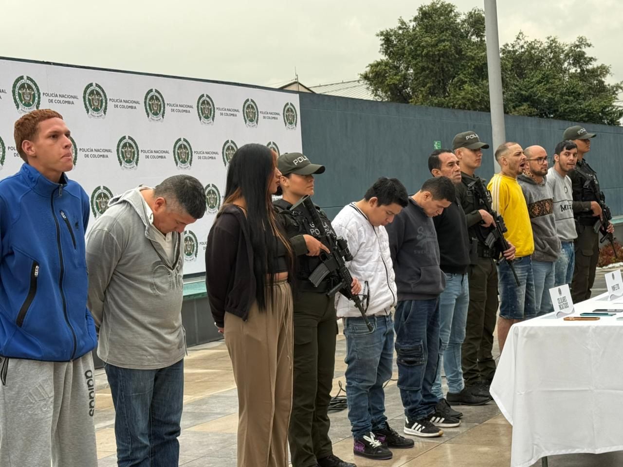 Entre losa capturados hay miembros de 'Los Satanás'.