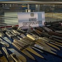 TransMilenio incauta más de 25.000 armas blancas en 2026.