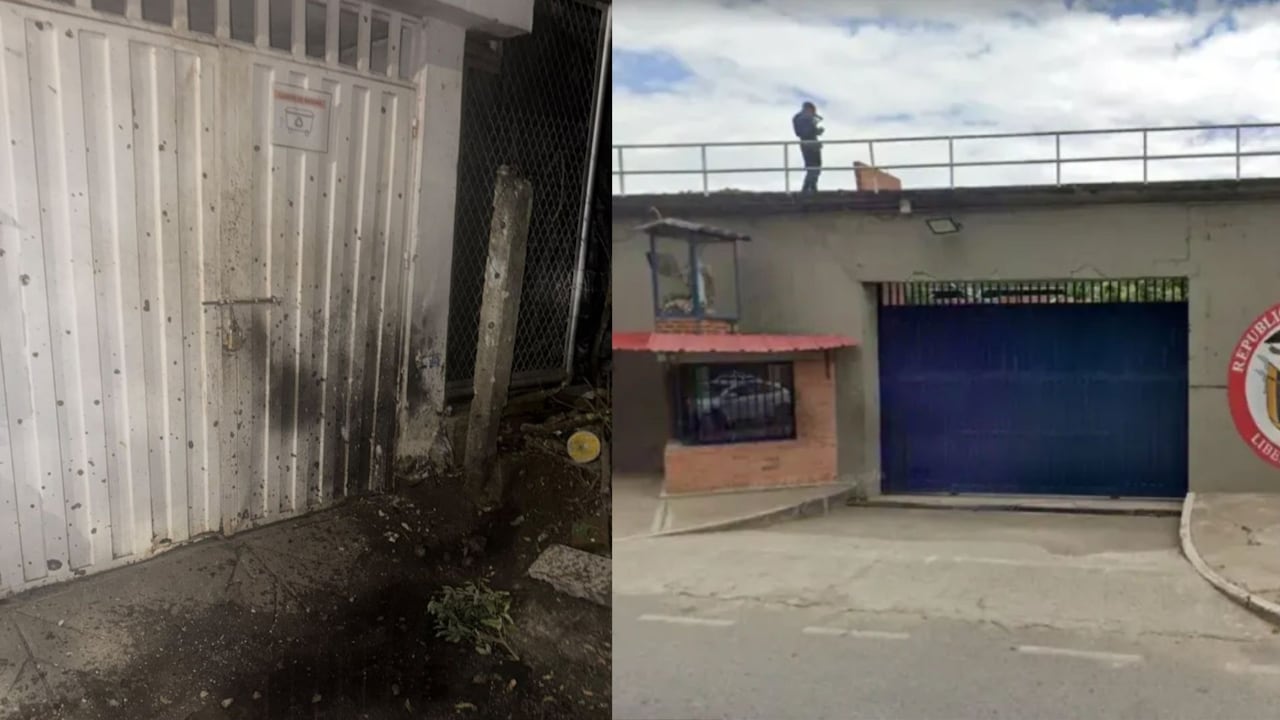 Imágenes de la explosión cerca de la cárcel cárcel de Mujeres de Bucaramanga y del centro penitenciario.