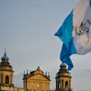 Bandera de Guatemala.