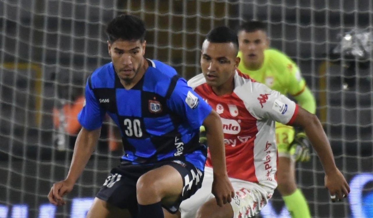 Santa Fe 1-0 Boyacá Chicó.