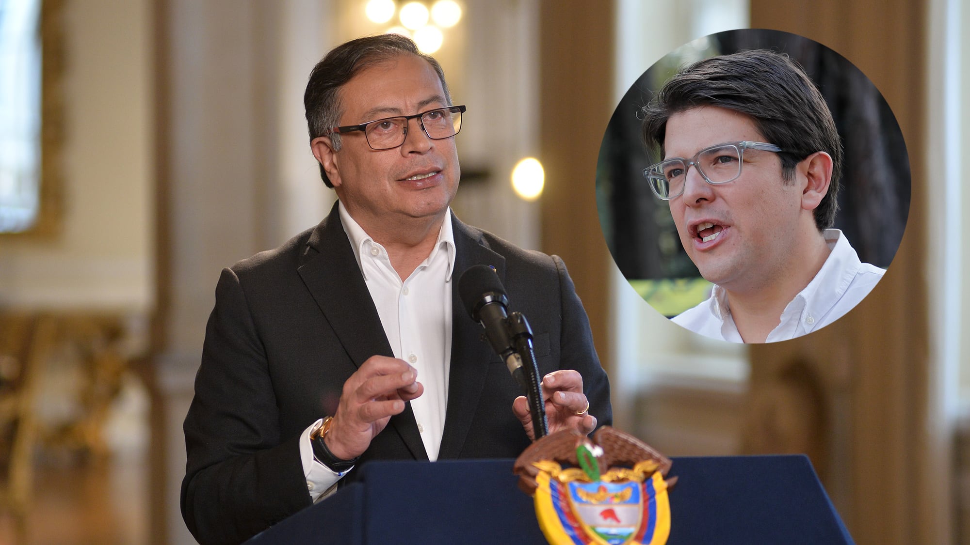 Gustavo Petro alocución Miguel Uribe