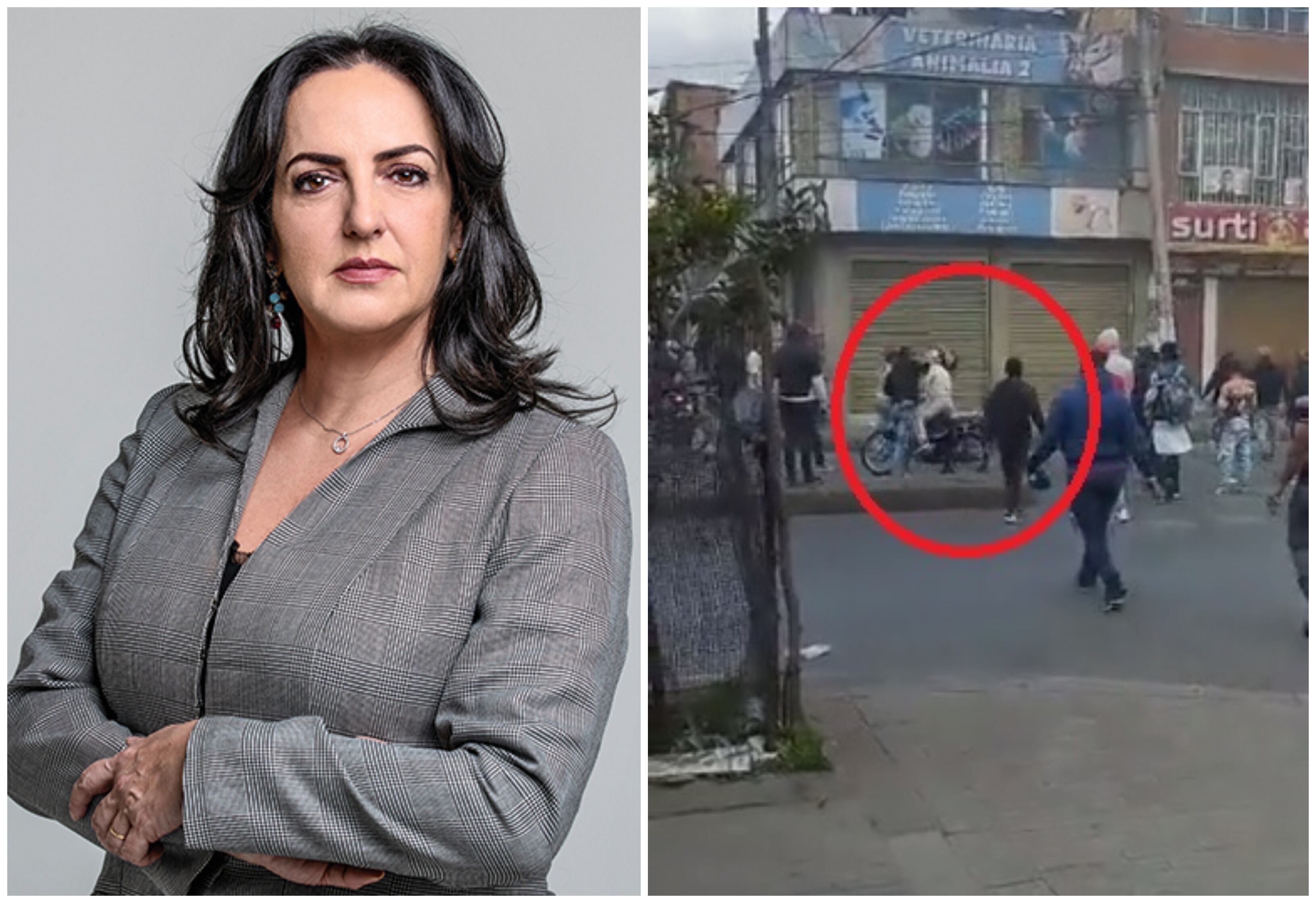 María Fernanda Cabal reprochó el vandalismo en las manifestaciones de Patio Bonito.