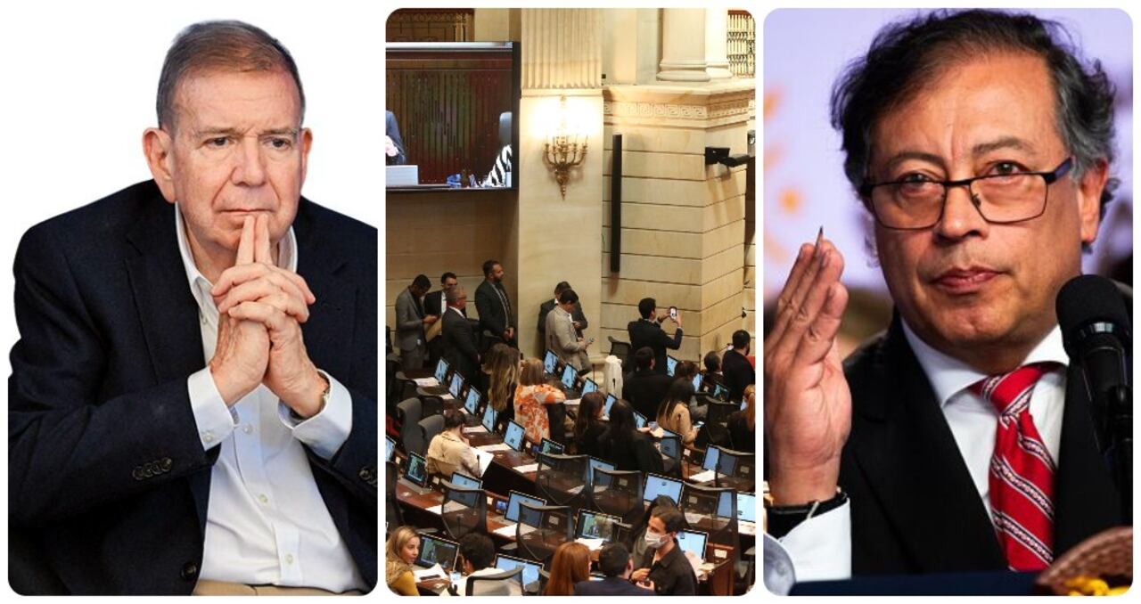 Edmundo González, Gustavo Petro y la Cámara de Colombia.