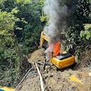 Destruyen maquinaría amarilla utilizada por las Farc para minería ilegal