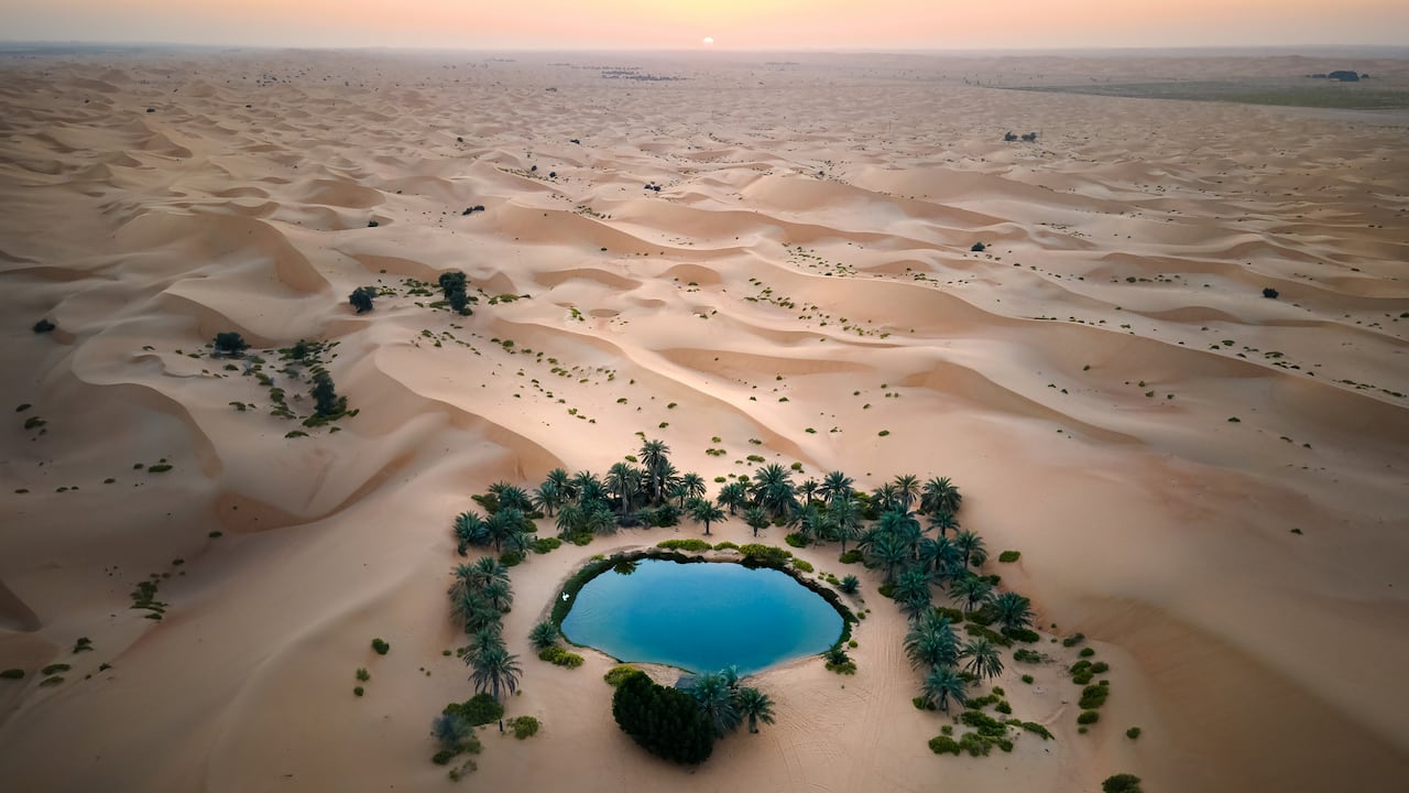 Reservas subterráneas protegen millones de litros de agua en pleno desierto.