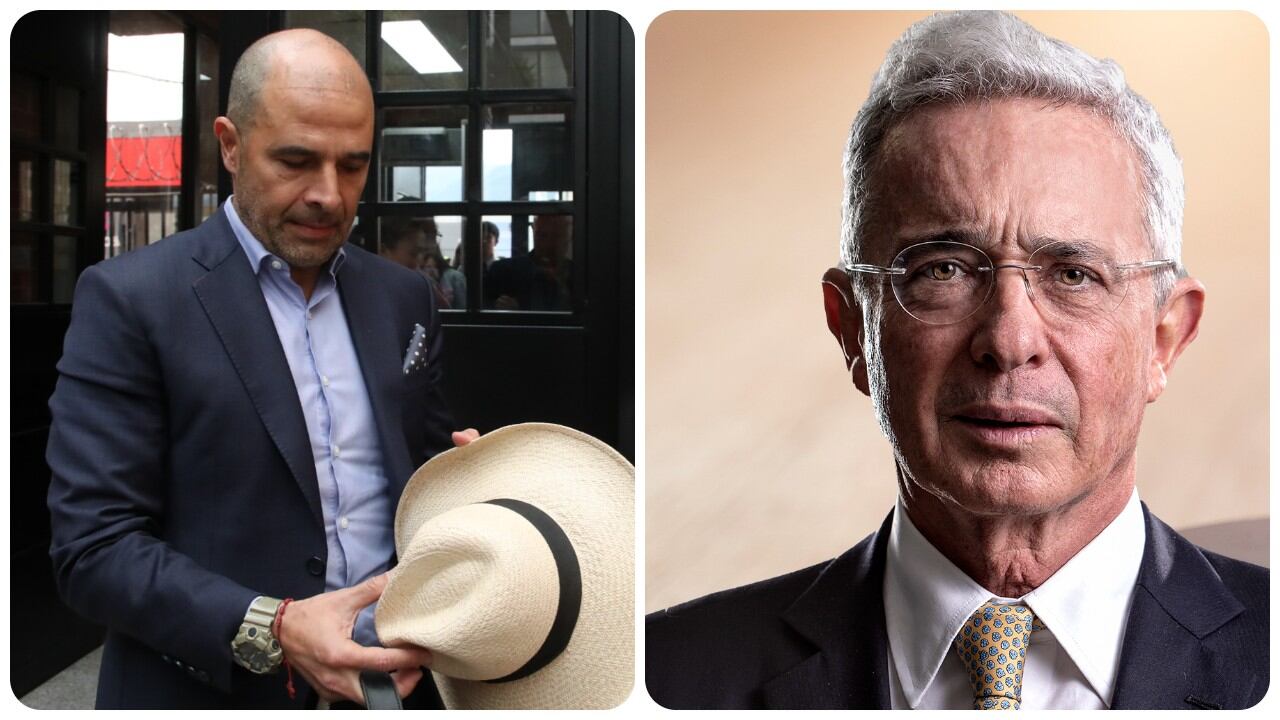 Andrés Guerra y Álvaro Uribe Vélez.